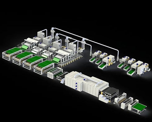 針刺棉生產(chǎn)線